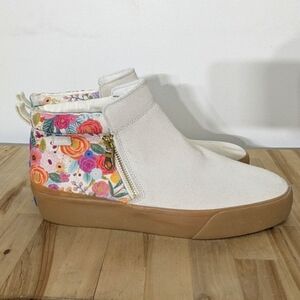 Keds X Rifle Paper Co. Colab Floral High-Top Women's Sneakers 11 Garden Party
